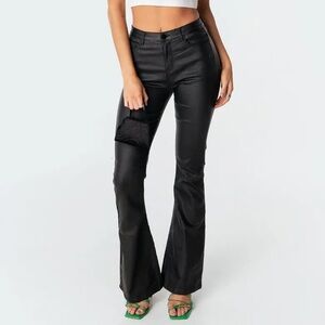 Edikted faux leather Luna Pants
